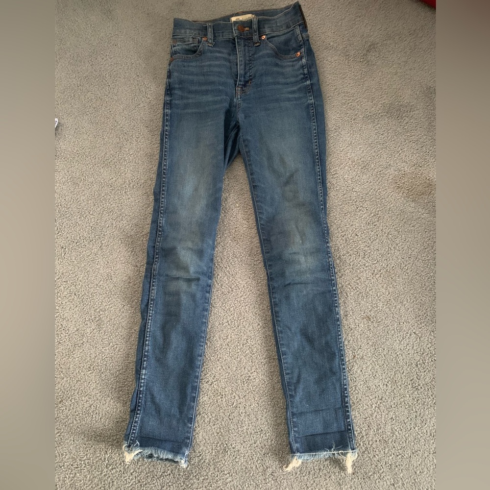 EUC Madewell 10” High Rise Skinny Jeans (Size 23)